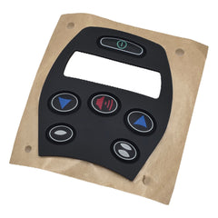 Replacement Keypad Overlay for 6 Key Q-Logic NE+ Power Wheelchair Joystick