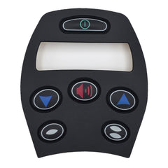 Replacement Keypad Overlay for 6 Key Q-Logic NE+ Power Wheelchair Joystick