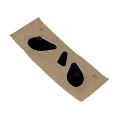 Back side of the replacement keypad designed for the Q-Logic EX Series Stand Alone Wheelchair Joystick Controller.