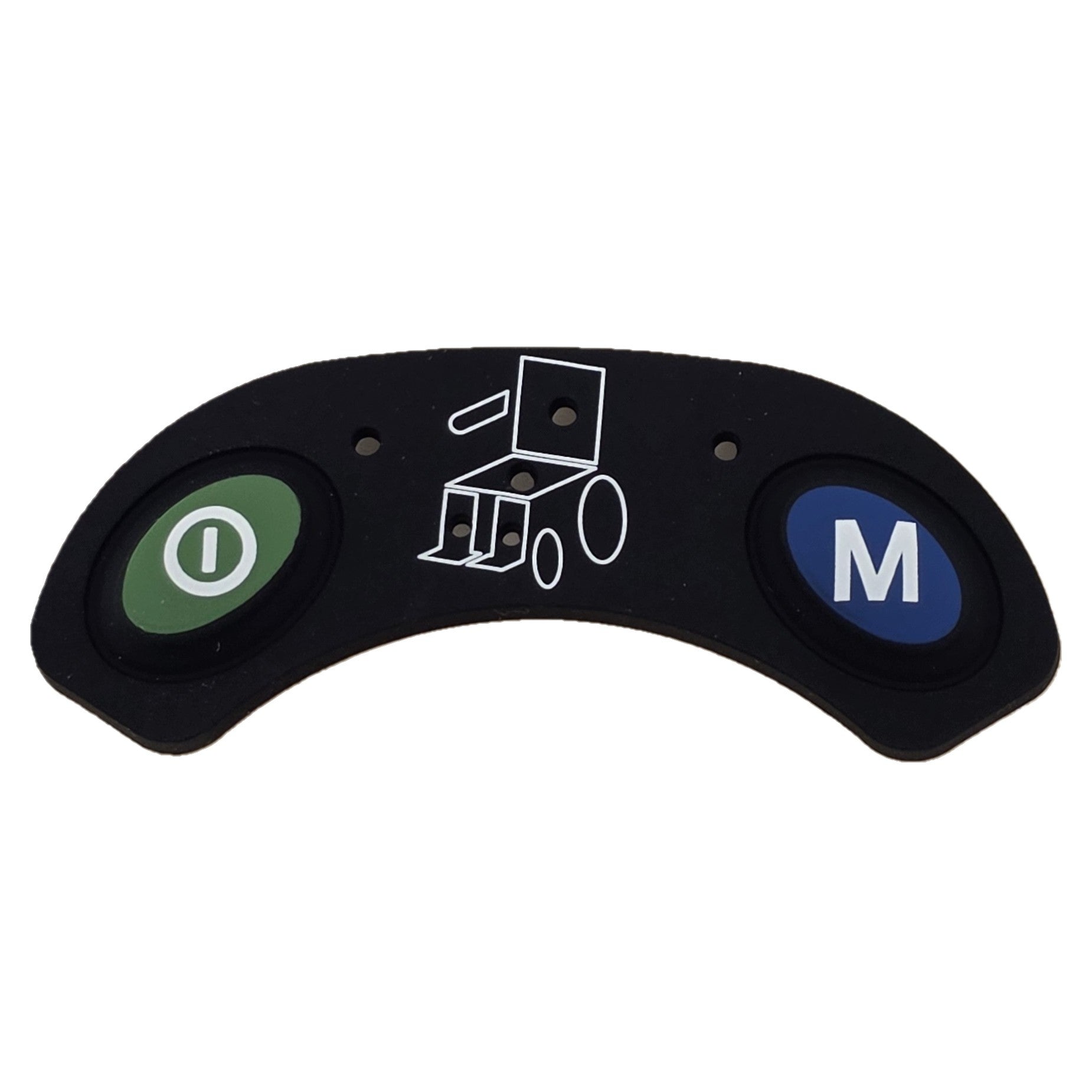 Replacement keypad designed for the Q-Logic EX Series Stand Alone Wheelchair Joystick Controller.