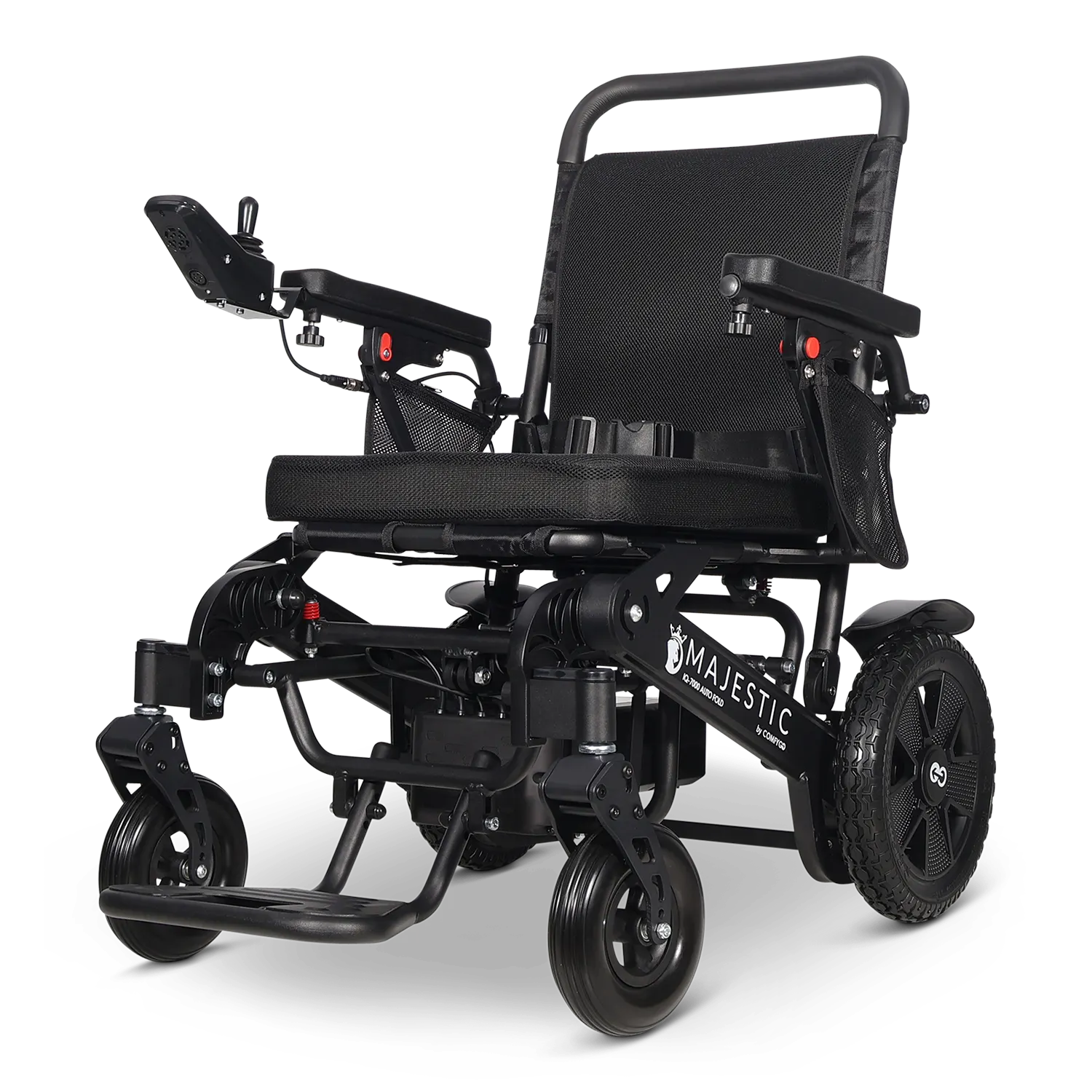 MAJESTIC IQ-7000 Auto Folding Remote Controlled Electric Wheelchair + Brushless Motor