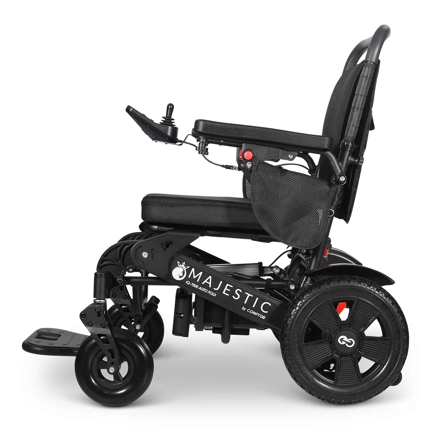 MAJESTIC IQ-7000 Auto Folding Remote Controlled Electric Wheelchair + Brushless Motor
