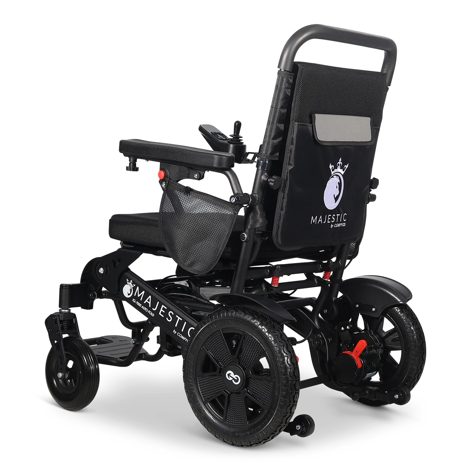 MAJESTIC IQ-7000 Auto Folding Remote Controlled Electric Wheelchair + Brushless Motor