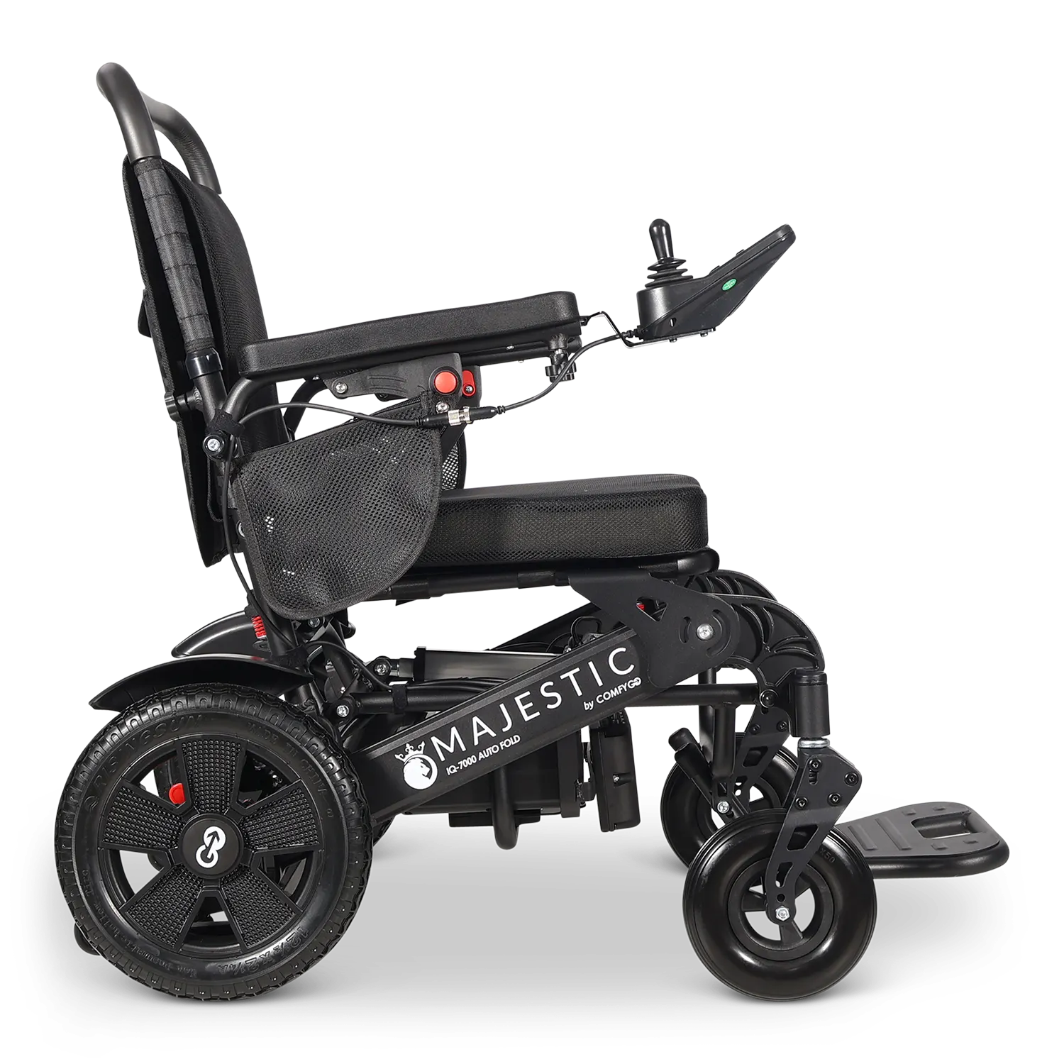 MAJESTIC IQ-7000 Auto Folding Remote Controlled Electric Wheelchair + Brushless Motor