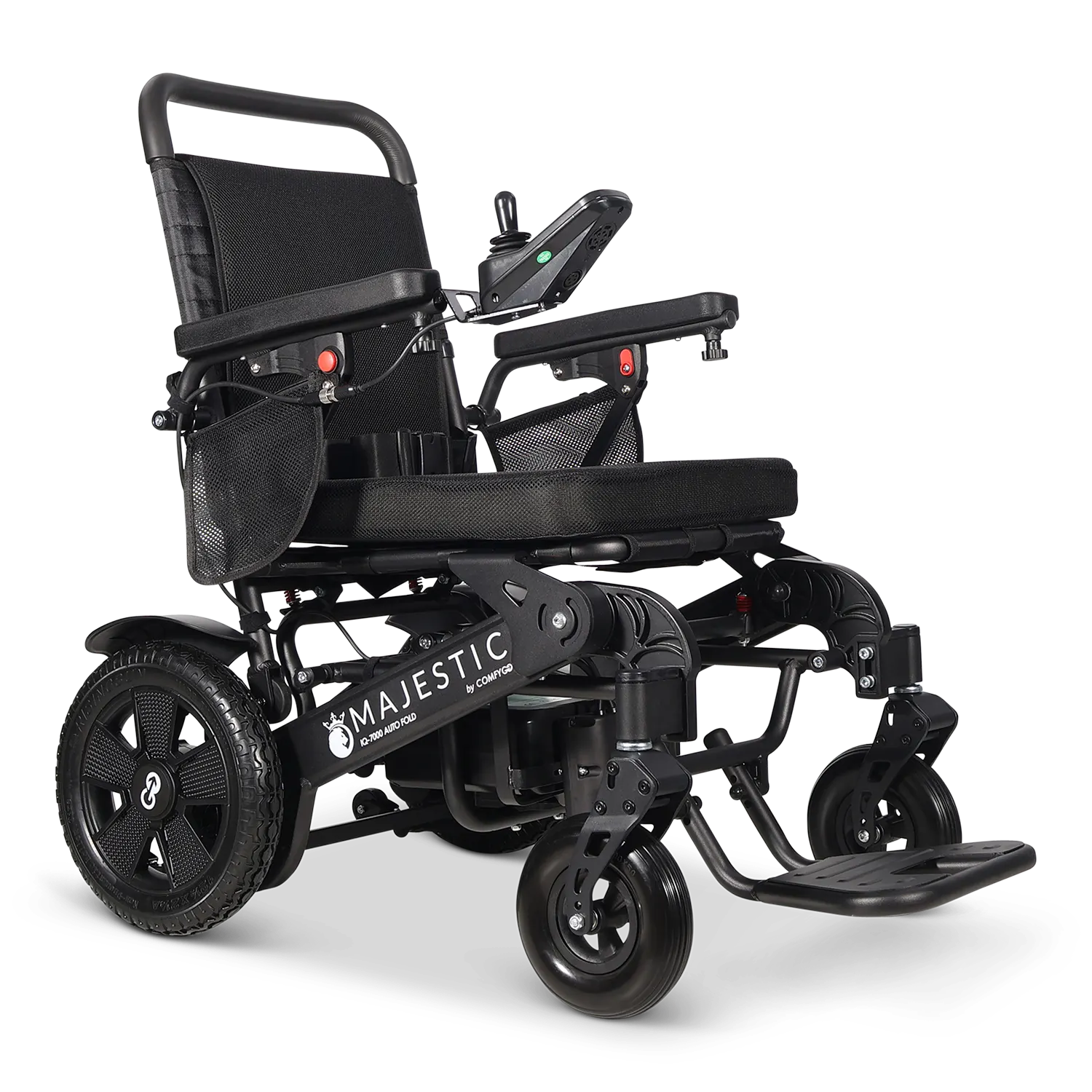 MAJESTIC IQ-7000 Auto Folding Remote Controlled Electric Wheelchair + Brushless Motor