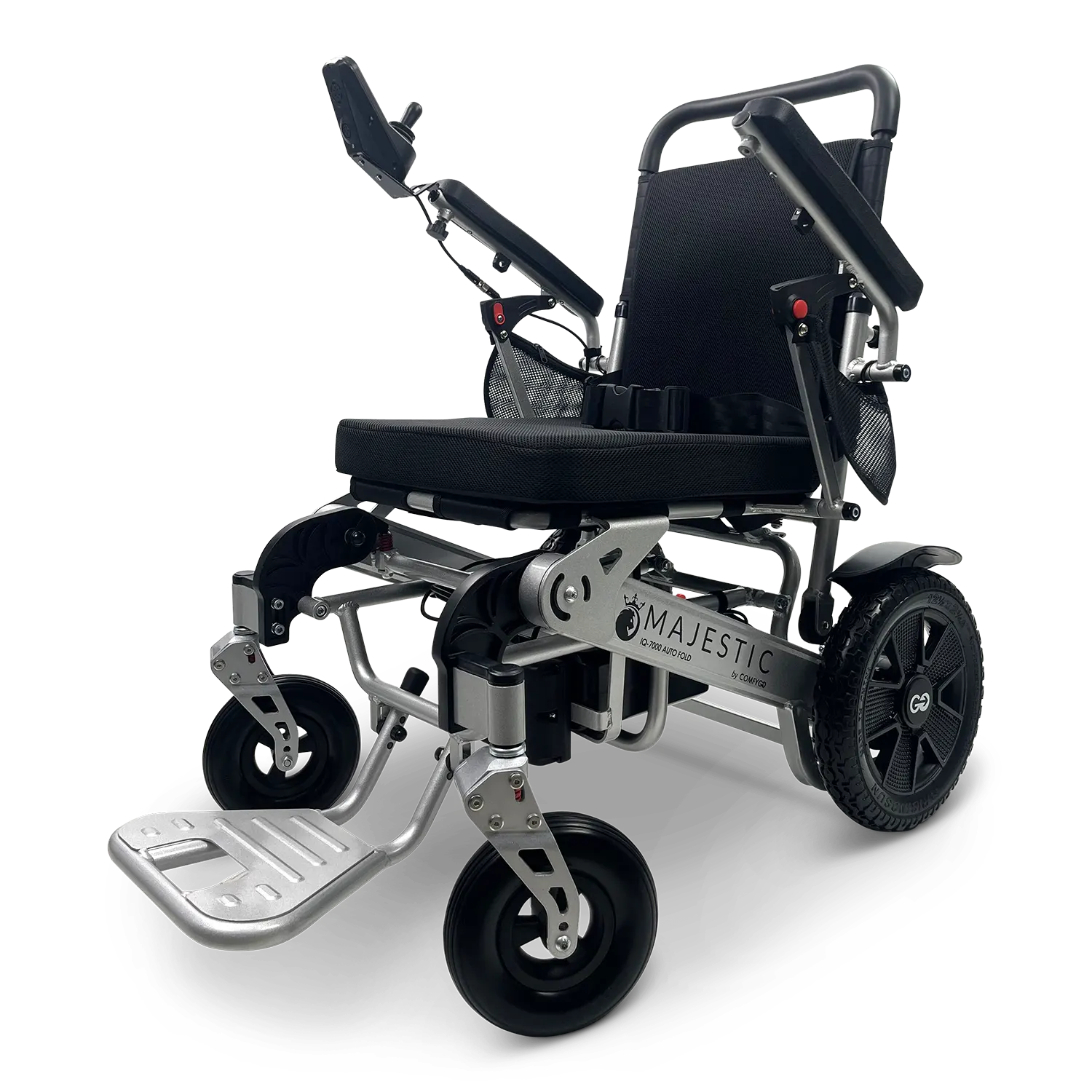 MAJESTIC IQ-7000 Auto Folding Remote Controlled Electric Wheelchair + Brushless Motor