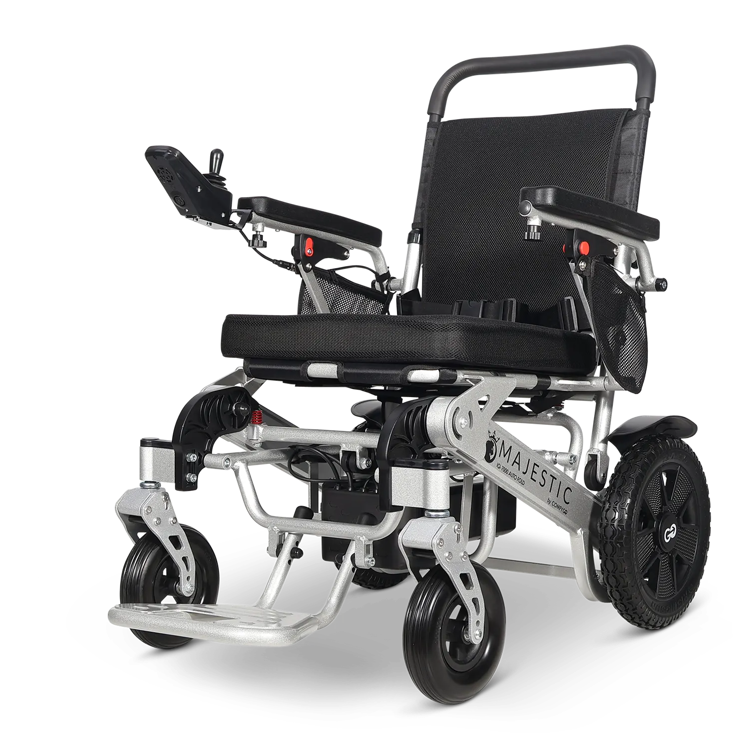 MAJESTIC IQ-7000 Auto Folding Remote Controlled Electric Wheelchair + Brushless Motor