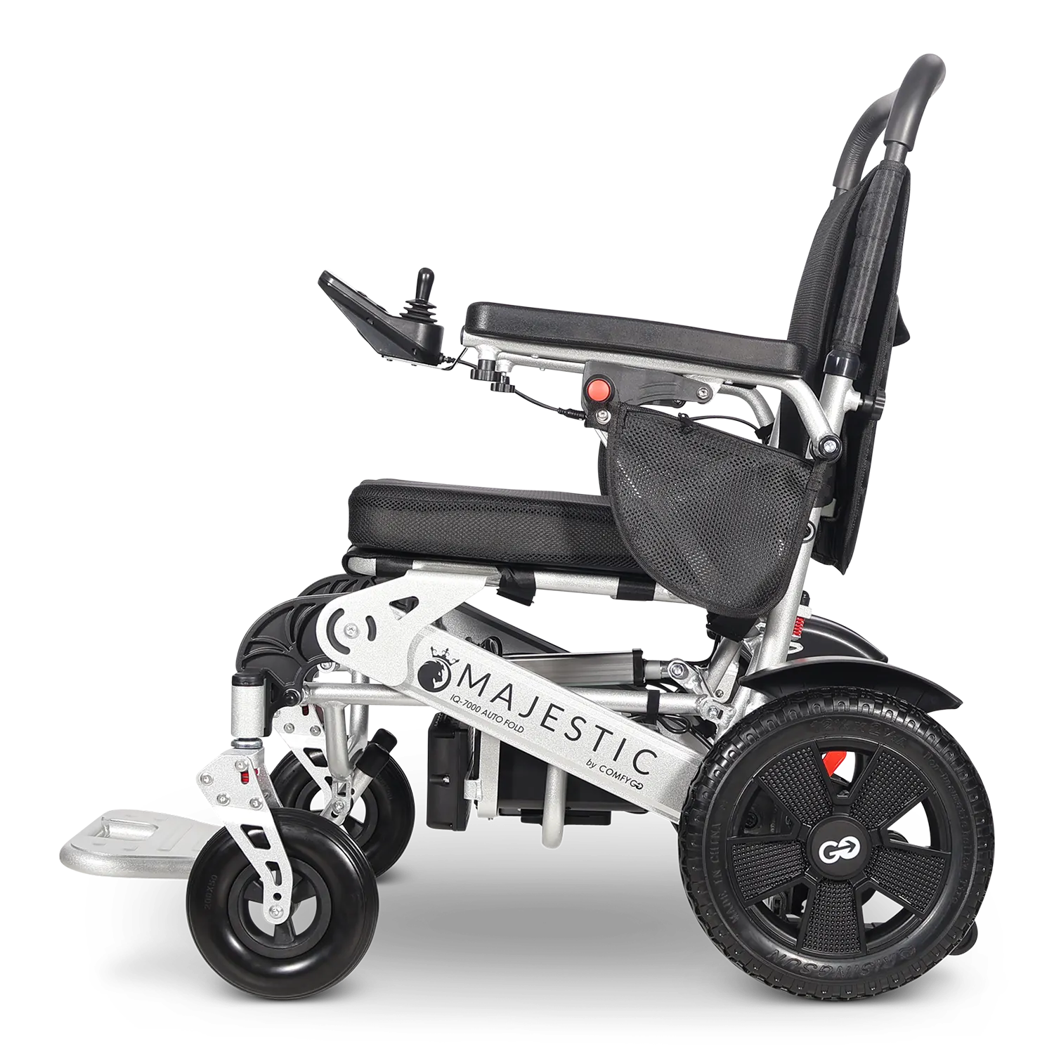 MAJESTIC IQ-7000 Auto Folding Remote Controlled Electric Wheelchair + Brushless Motor
