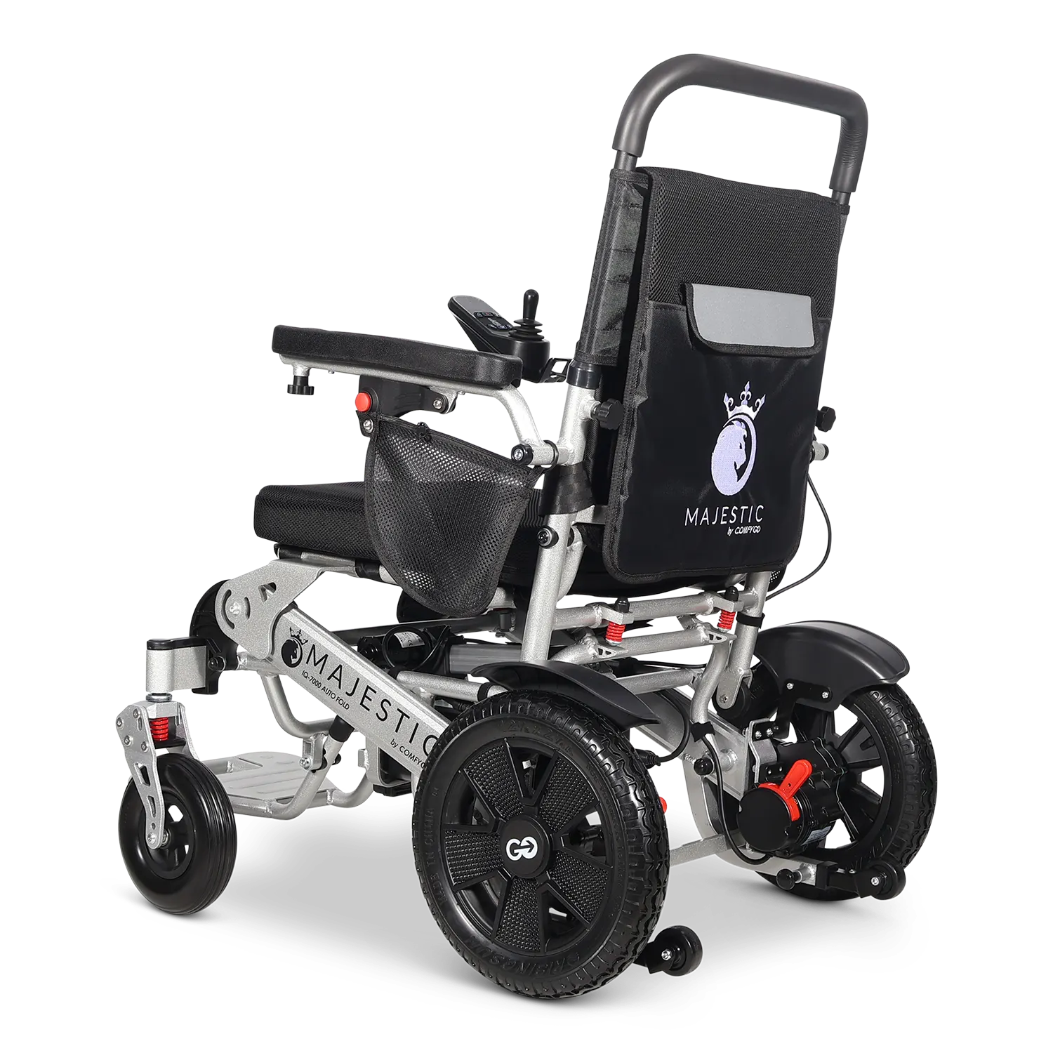 MAJESTIC IQ-7000 Auto Folding Remote Controlled Electric Wheelchair + Brushless Motor