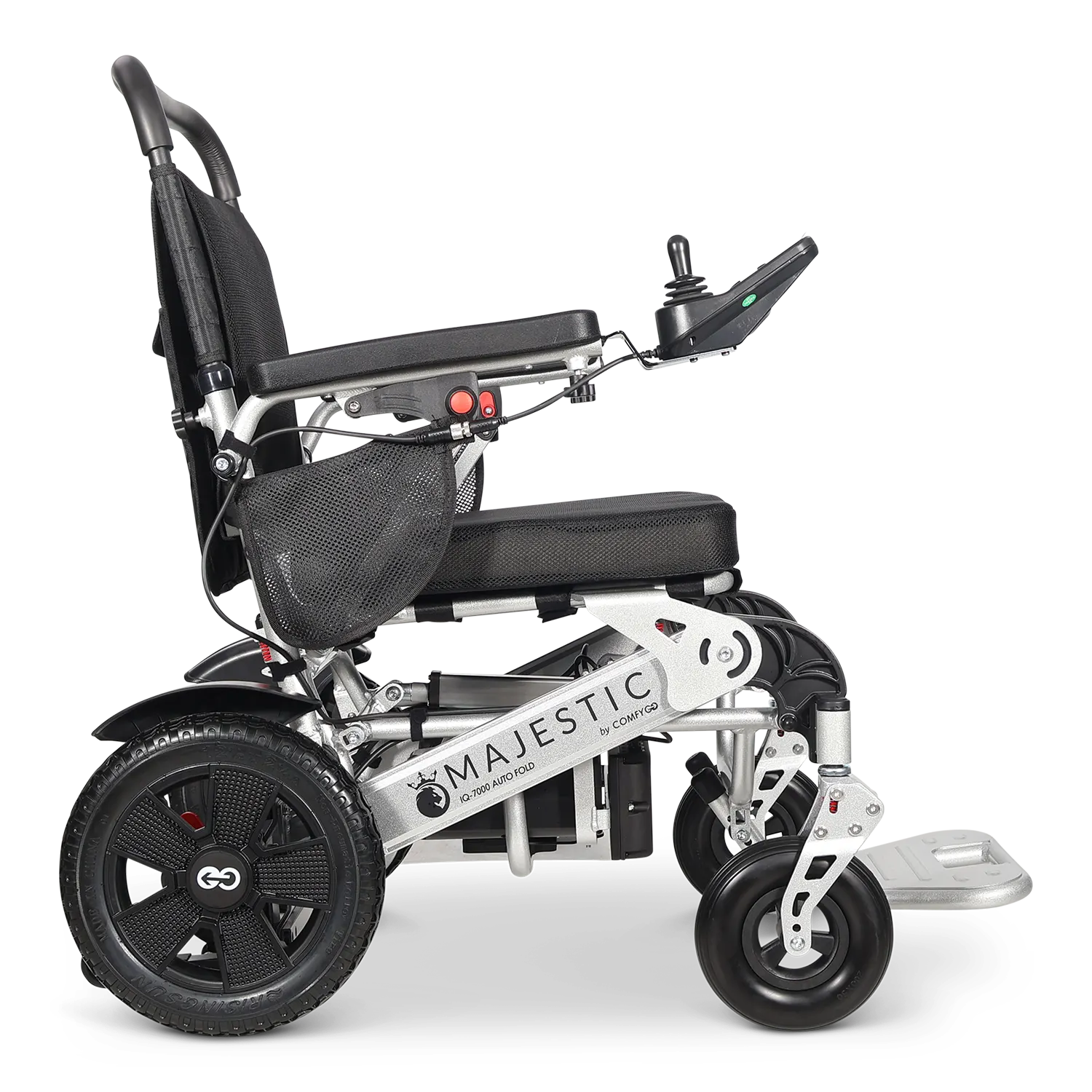 MAJESTIC IQ-7000 Auto Folding Remote Controlled Electric Wheelchair + Brushless Motor
