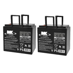 Replacement MK M55-12 SLD M (55 Ah) 12v AGM Wheelchair and Scooter Battery
