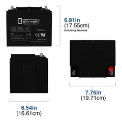 12v (40 Ah and 50 Ah) SLA AGM Powerchair and Scooter Battery