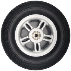 Top view of the 8 in. (200x75) Merits Caster Wheel Assembly for Vector HD Wheelchair and power chair