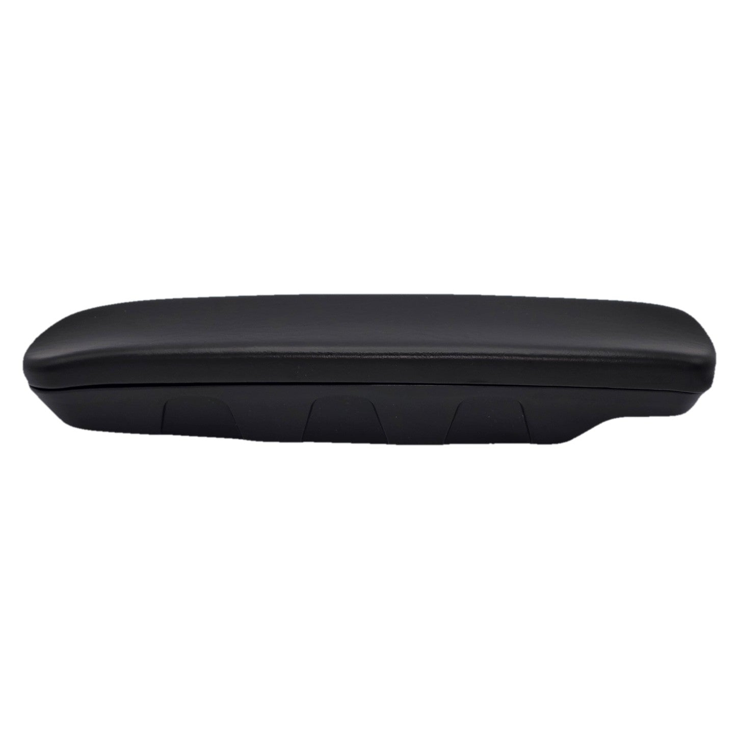 Side view of The Pride Armrest Pad for Jazzy and Baja Wheelchairs (14 Inch) features generous black foam padding for added comfort. MEC1803050