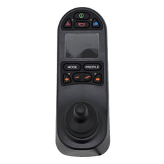 Top view of the R-Net Color Display CJSM-L Joystick Remote for Power Wheelchairs PG Drives technology D50982.06.