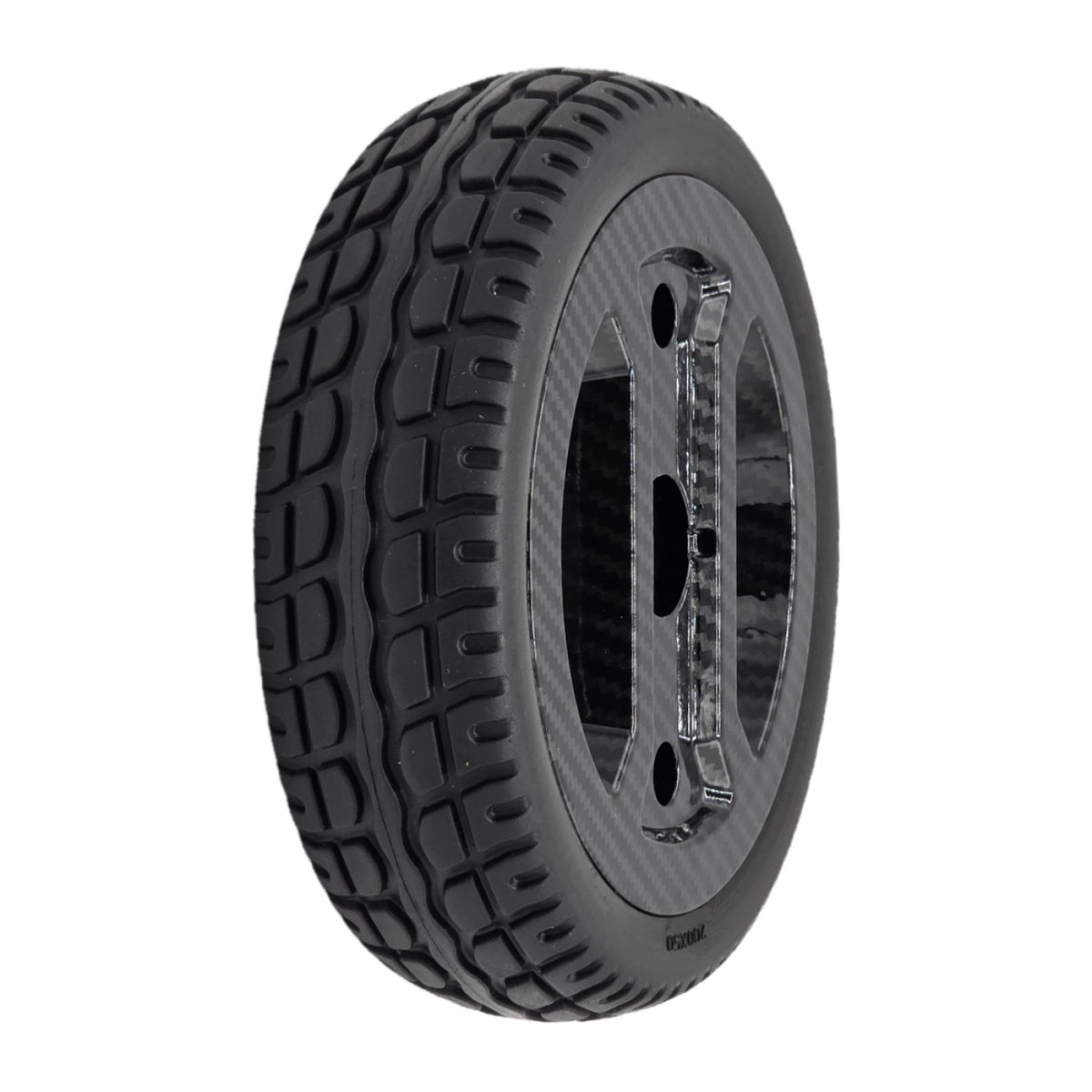 200x50 Rear Drive Wheel Assembly for Pride Go Go Carbon Electric Scooter. Fits the left or right side rear drive wheels.