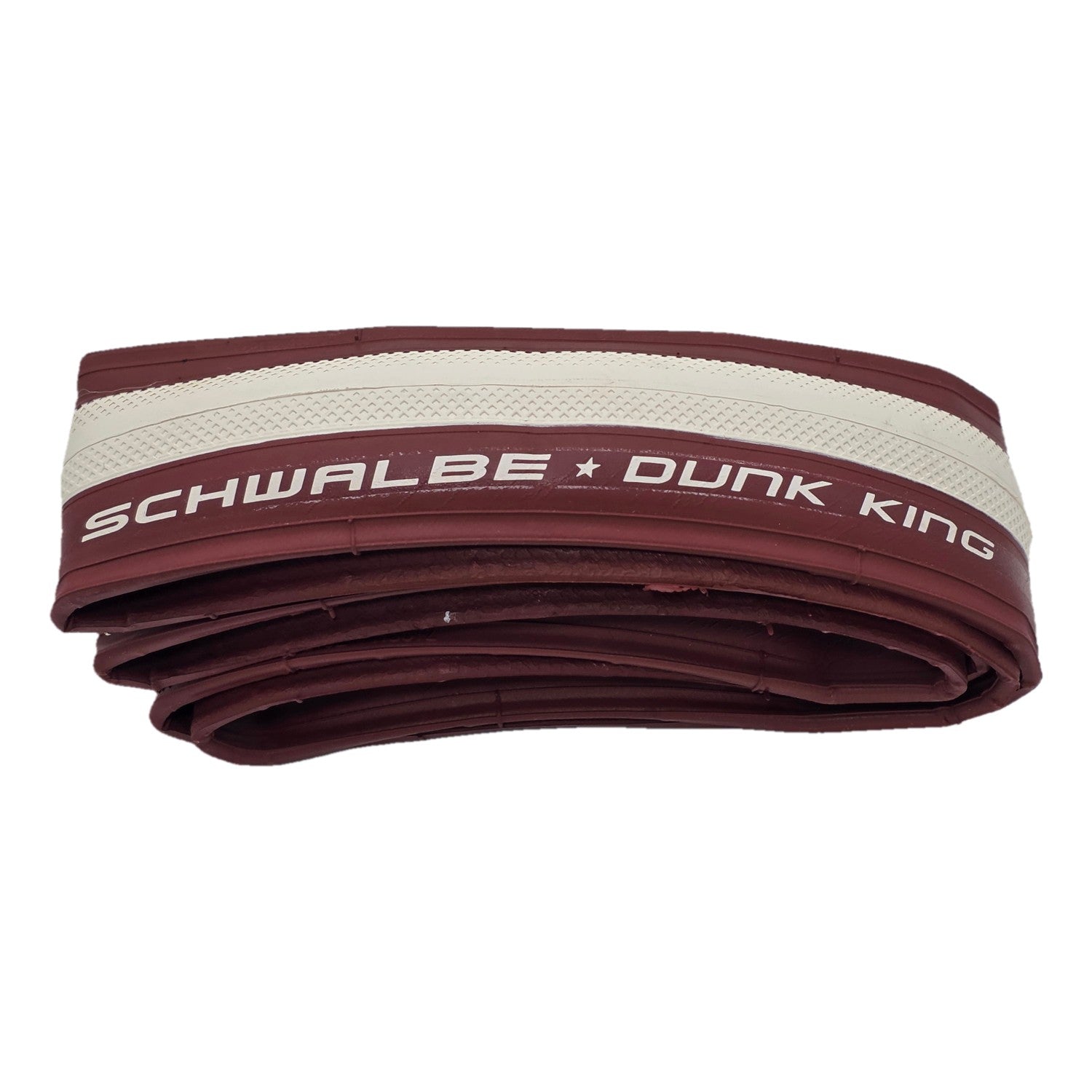 Schwalbe Dunk King pneumatic wheelchair tire with smooth 2Grip sidewalls HS612 