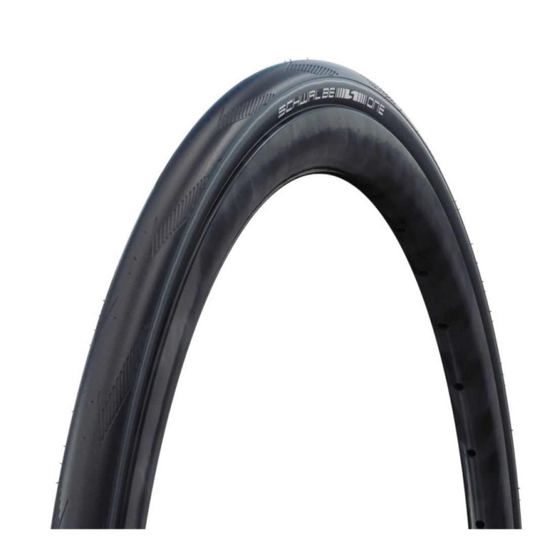 The Schwalbe One HS462A Wheelchair Tire (24 and 25 In.) features a lightweight sporty tread design, WheelStar Race Compounds and quality workmanship making it the ultimate wheelchair tire.