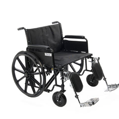 The Titus Heavy-Duty Wheelchair (K7) with seat widths ranging from 22 to 30 inches, a weight capacity of 500-700 pounds