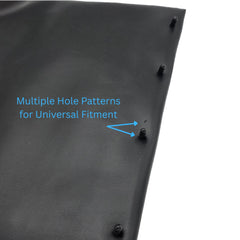 Universal Vinyl Seat Upholstery for Wheelchairs (16 Inch) fits many popular wheelchair brands. Easy installation and features universal mounting hole.