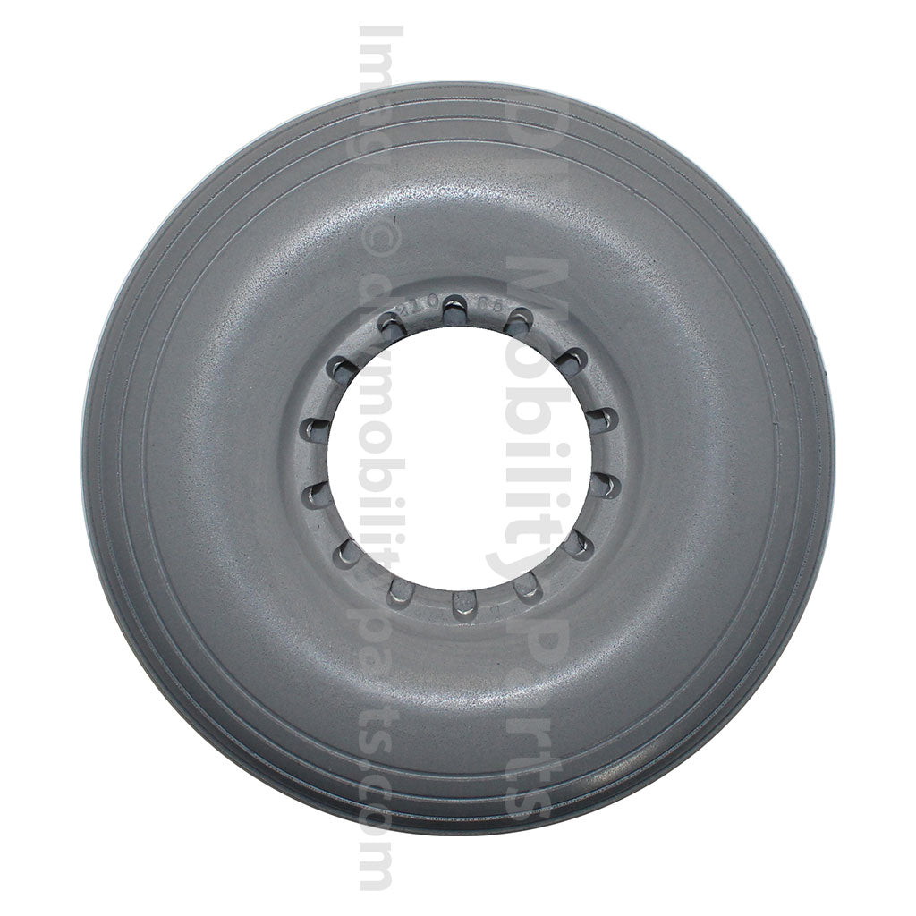 8 x 2 in. 210-65 Multi rib urethane permobil replacement wheelchair tire for markings AL195B, 210-65, 210 x 65, and 2.50-3.