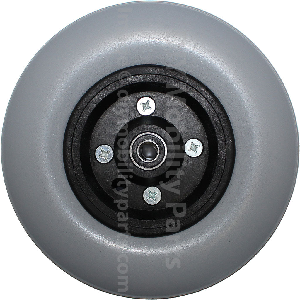 8 x 1 3/4 Invacare Caster Assembly with Multi-Rib Urethane Tire