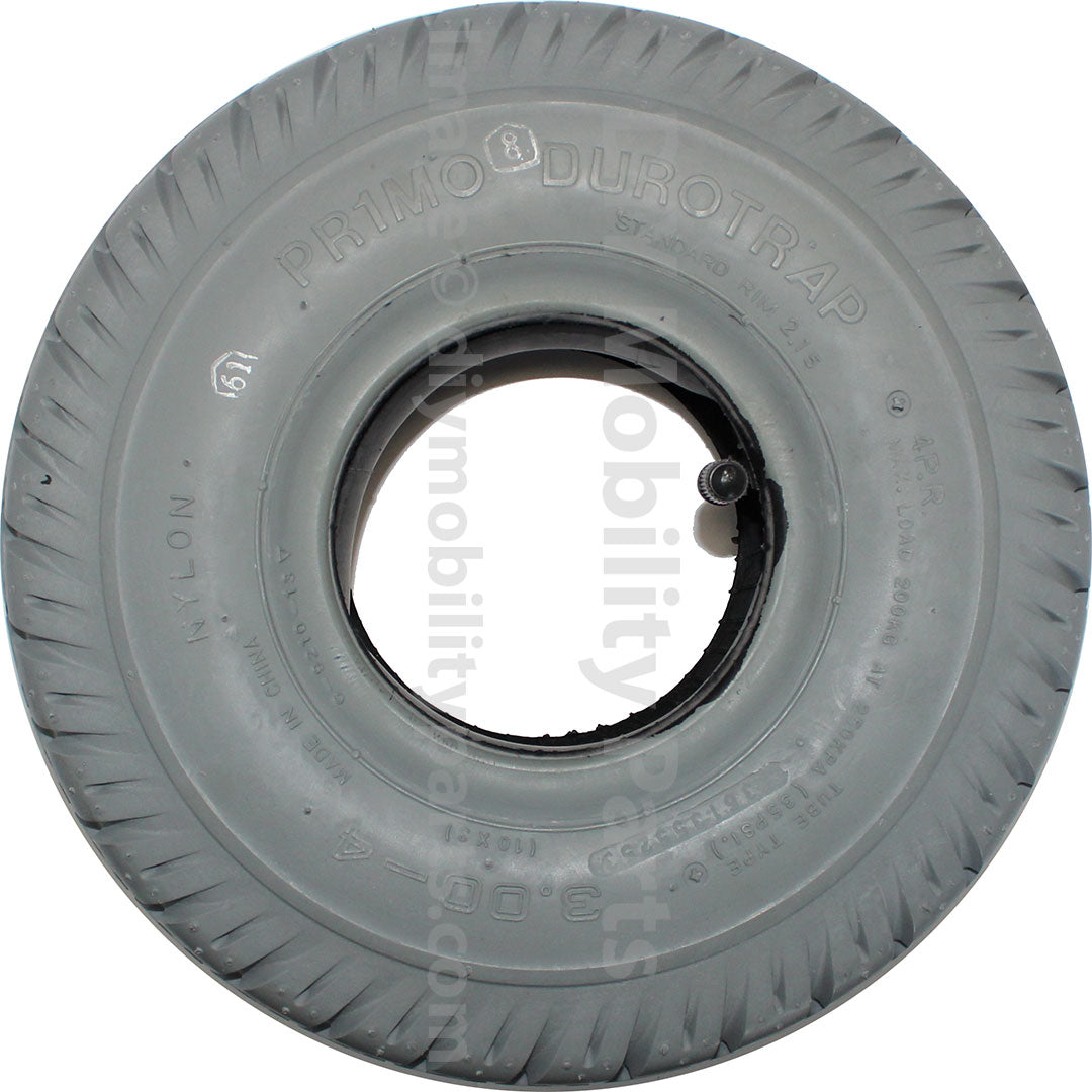 10 x 3 in. (3.00-4, 265x85) Primo Durotrap Wheelchair / Scooter Tire