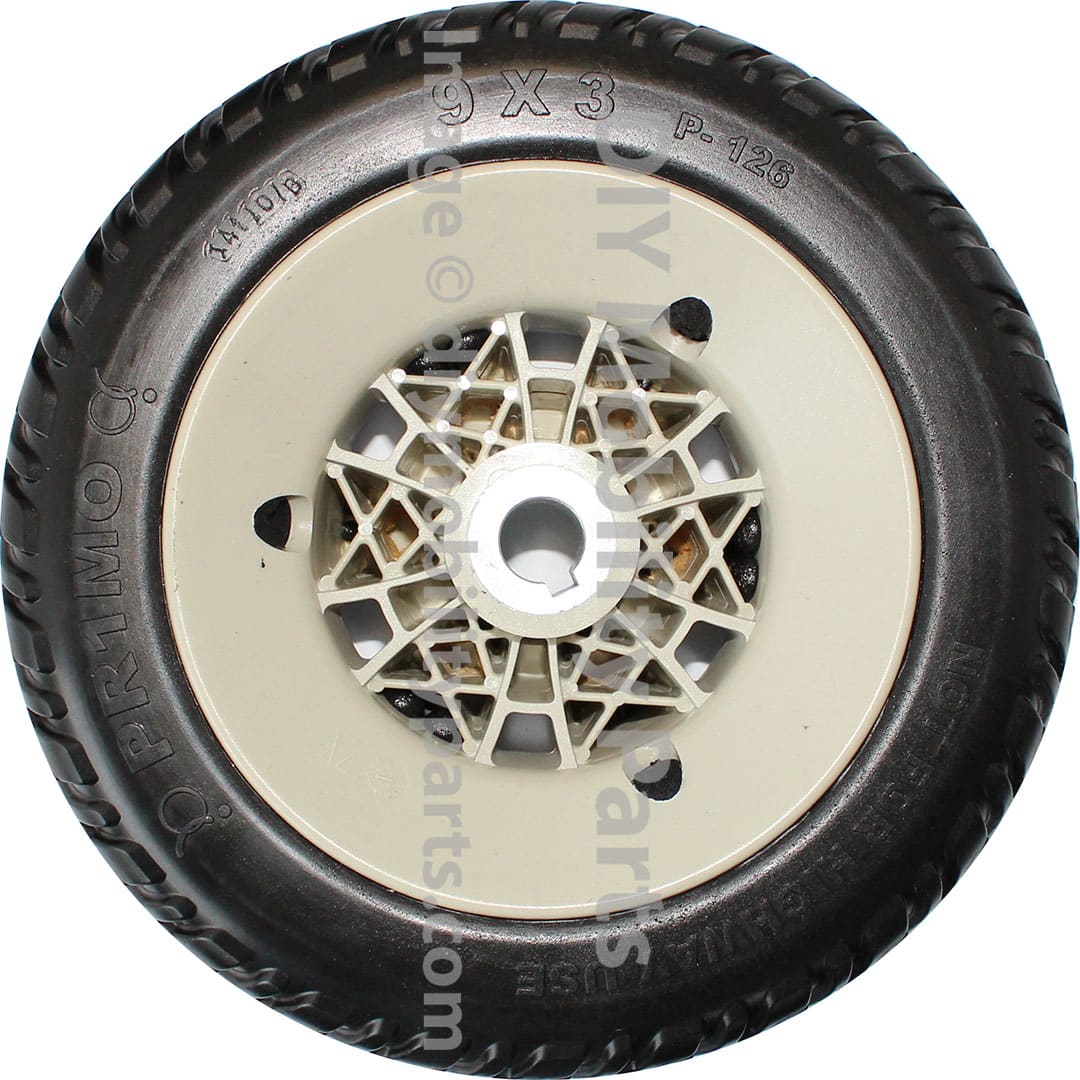 9 x 3 in. Primo Drive Wheel For The Pride Jazzy Select Elite and Jazzy Sport