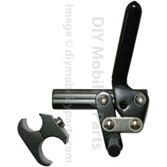 Black Aluminum Wheelchair Wheel Lock 7/8 in. Clamp