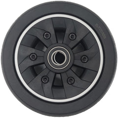 Top view of WHL1706146 showing 6 x 2 in. Caster Wheel Assembly for Jazzy Air 2 Power Wheelchair