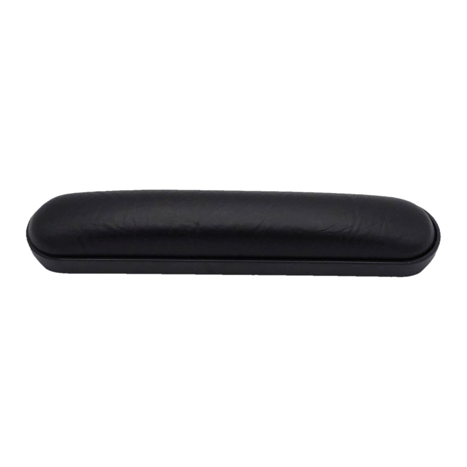 Side view of the Wheelchair Armrest Pad in Vinyl - Desk Length Deluxe showing premium grade for durability and longer life. 10 inch length