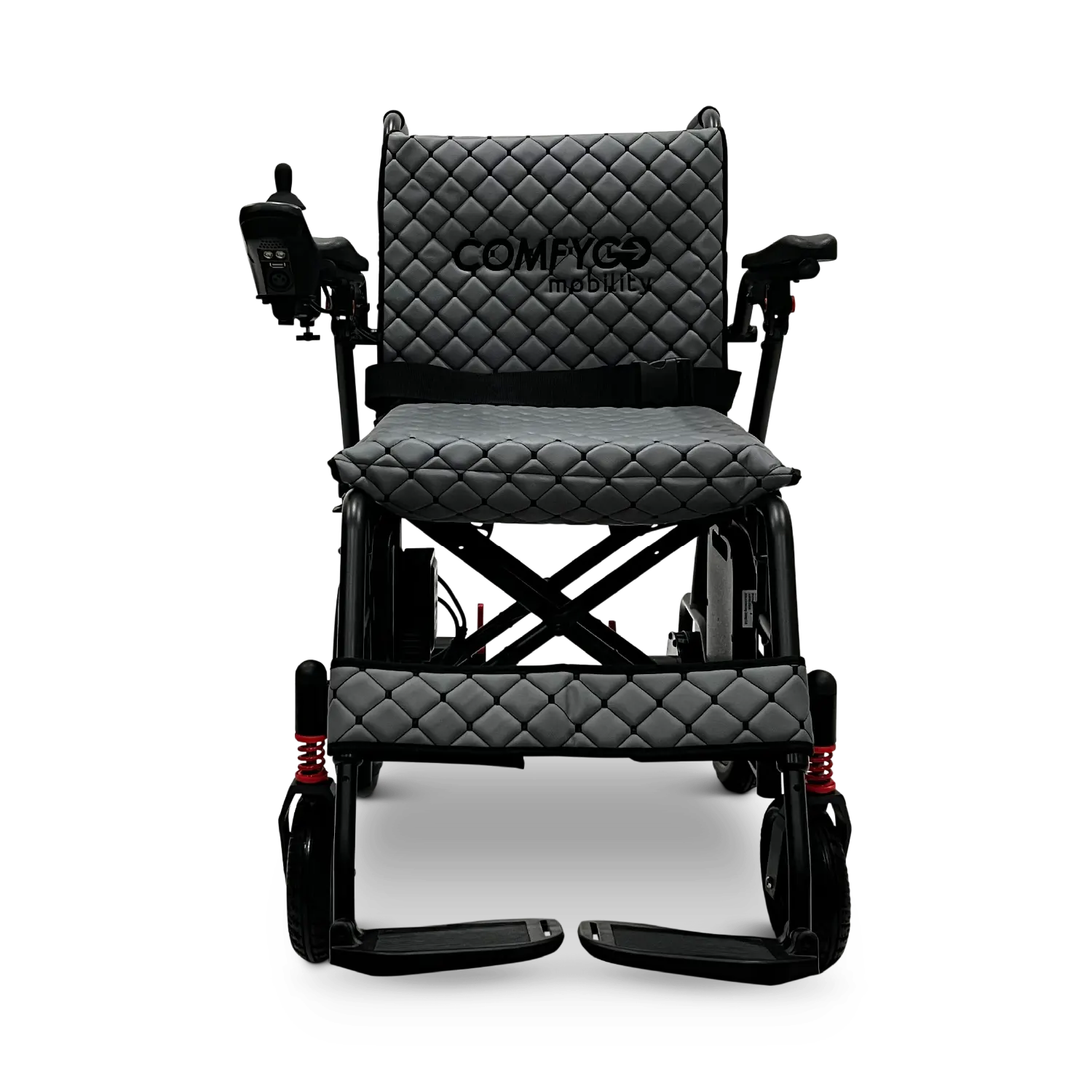 X-7 ComfyGO Lightweight Foldable Electric Wheelchair for Travel
