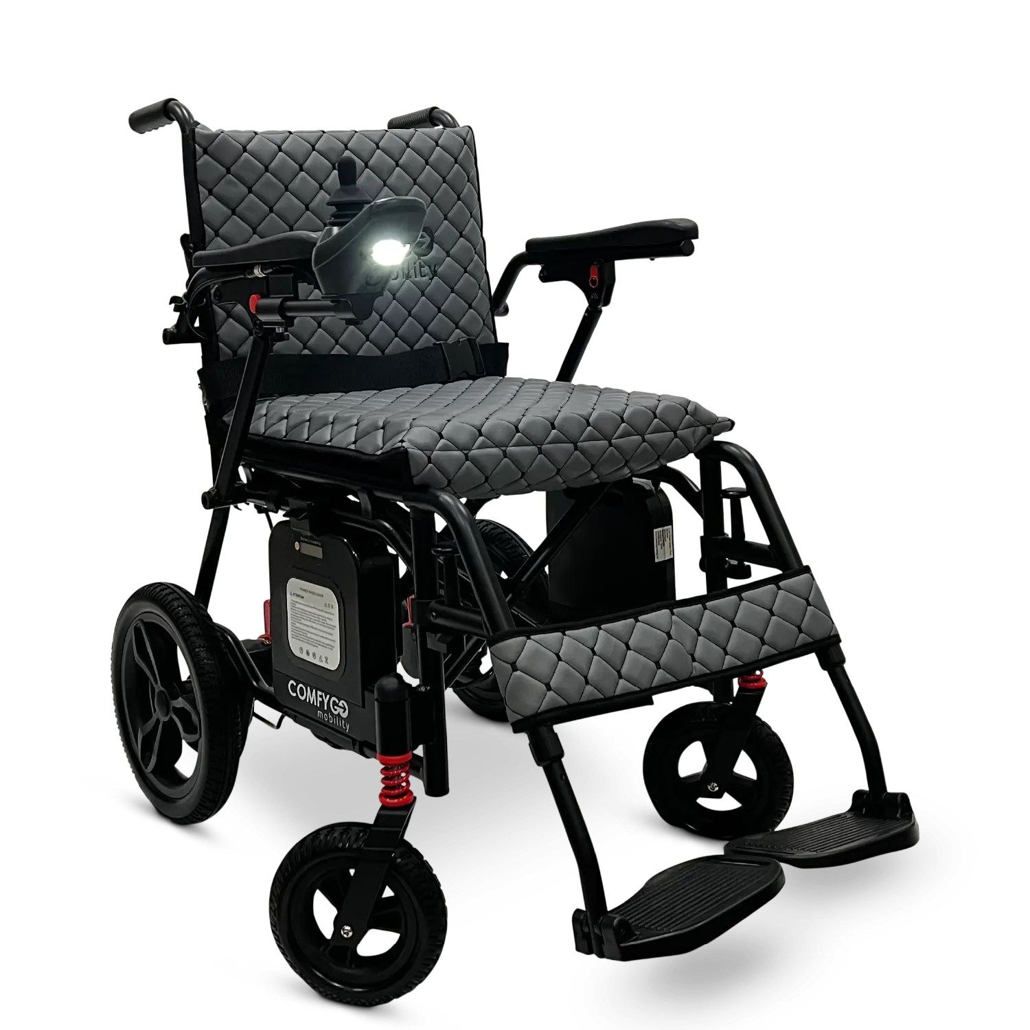 X-7 ComfyGO Lightweight Foldable Electric Wheelchair for Travel