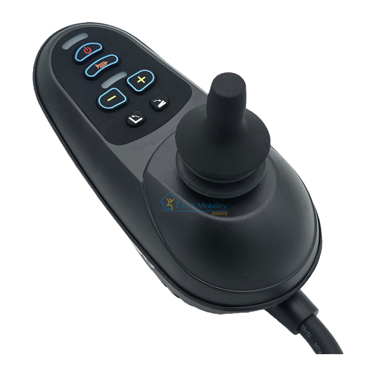 Replacement joystick controller for the Majestic IQ-7000 Classic Autofolding Electric Wheelchair. Model X2435B 35A