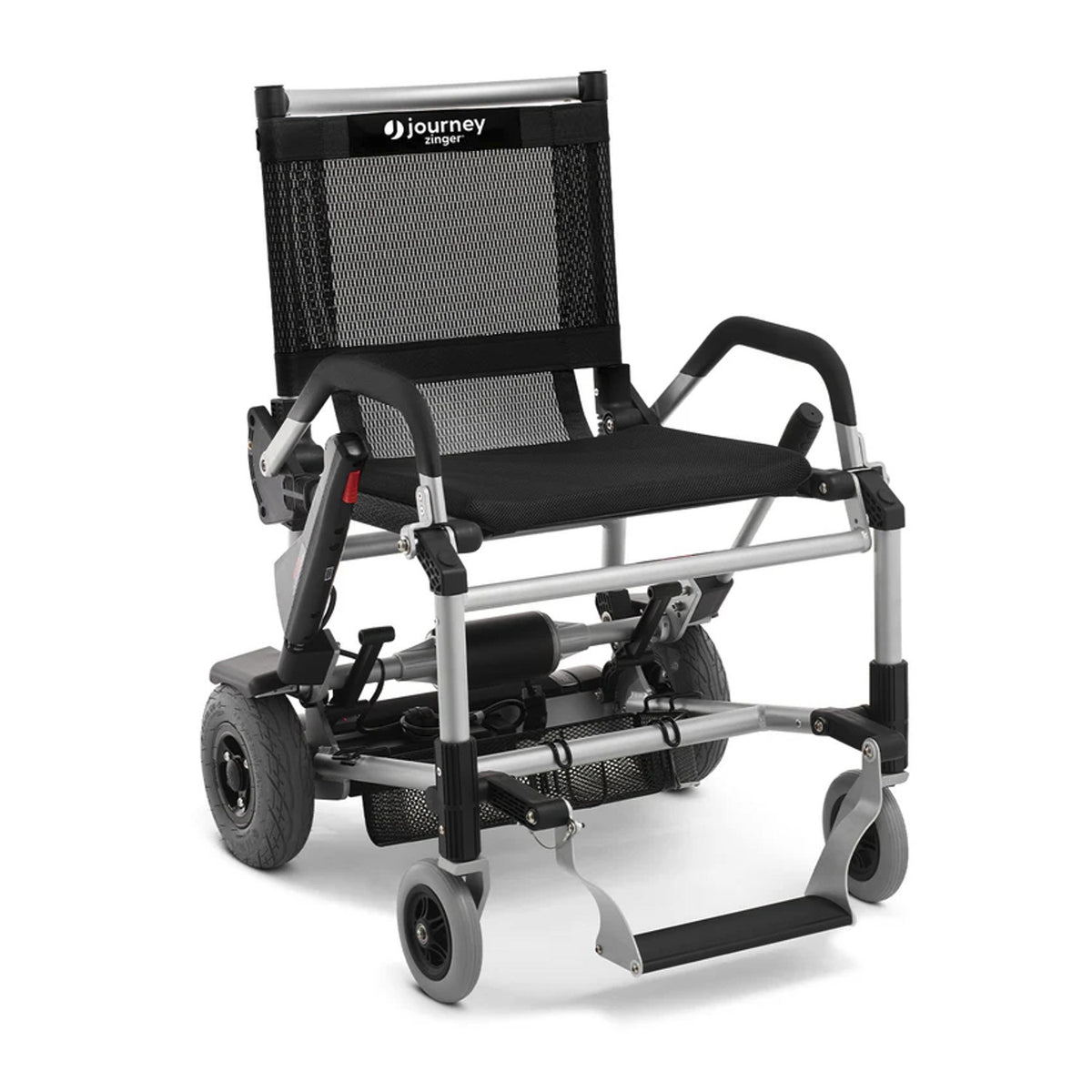 Zinger Electric Folding Power Chair by Journey Health shown in black