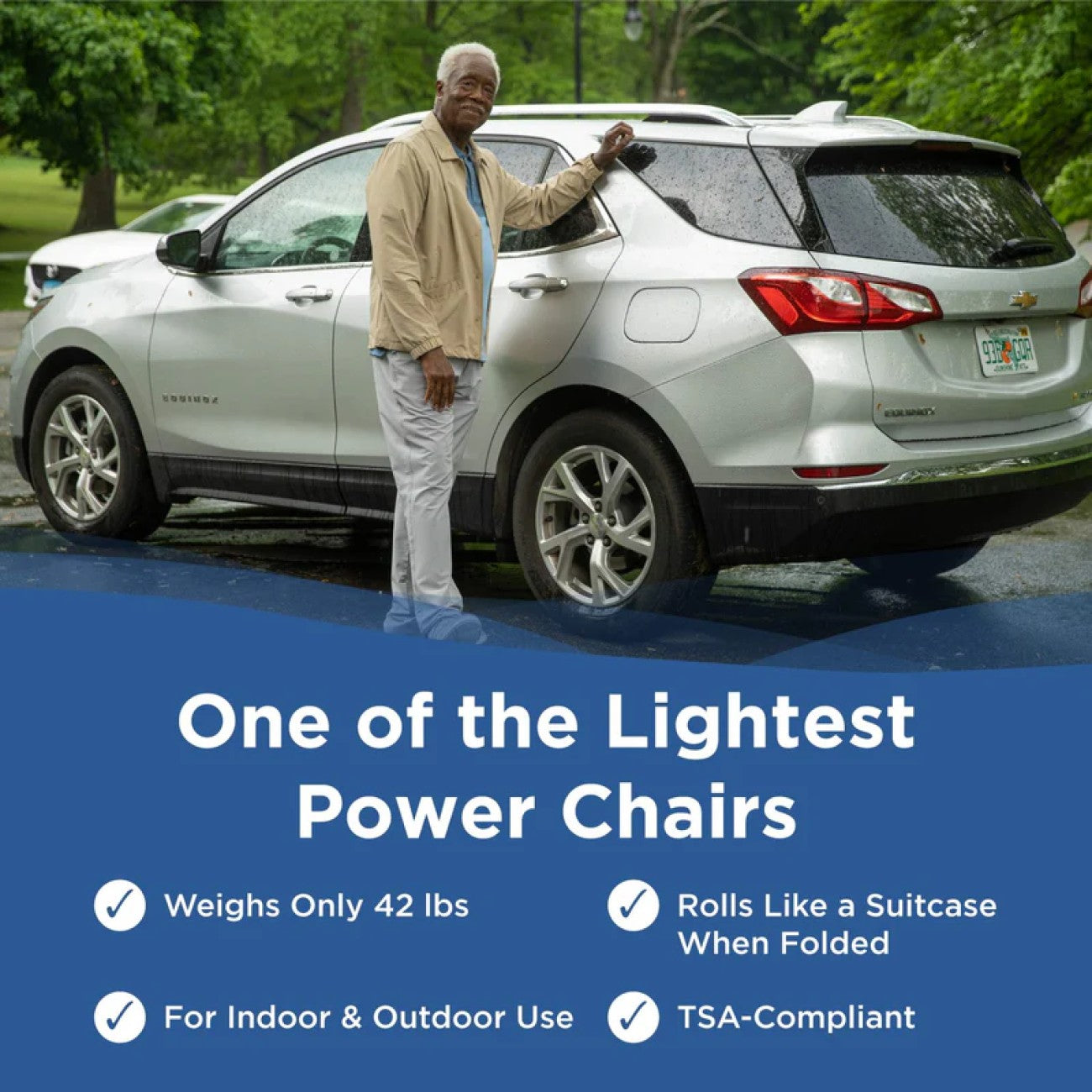 Experience unmatched freedom with the portable lightweight Zinger Electric Folding Power Chair by Journey Health. 