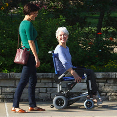 Experience unmatched freedom with the portable lightweight Zinger Electric Folding Power Chair by Journey Health. 