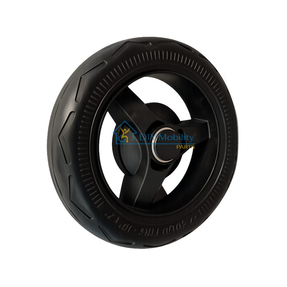Replacement Journey Zoomer Rear Tire Assembly fits left or right side for Detachable Frame Model power chairs