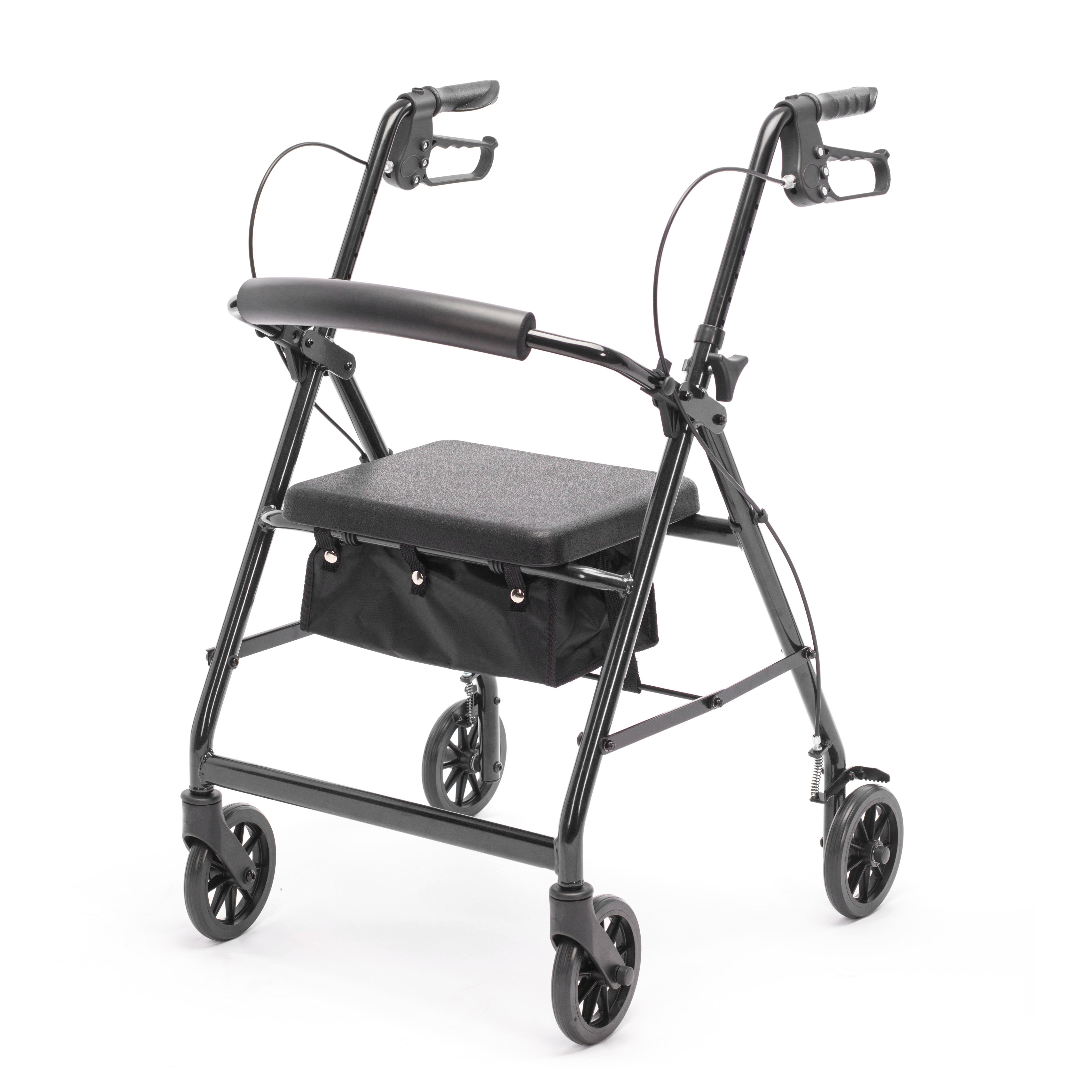 Lightweight Aluminum Rollator - 300 lbs