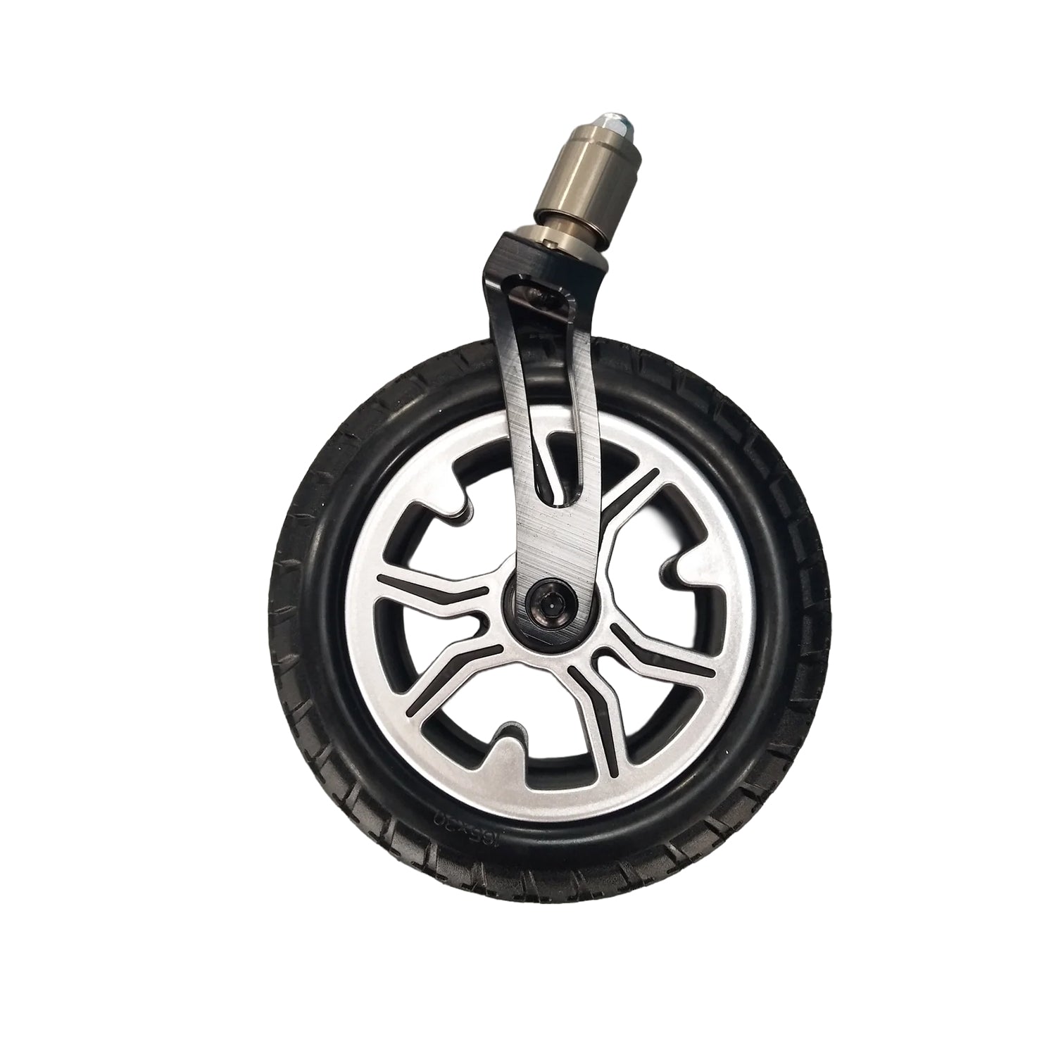 Replacement Journey Air Elite Black 6.5" Front Caster Wheel and Fork (Fits Left or Right) - Available in Black, Red, or Blue